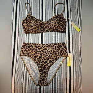 Summersalt Leopard Print Bikini Set
